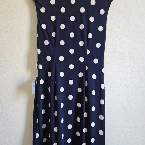ELIZA J DRESS SIZE 6 BLU AND WHITE - Picture 8 of 16